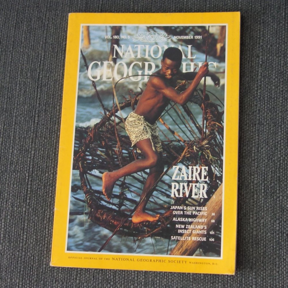 National Geographic VOL. 180, NO. 5 NOVEMBER 1991 ZAIRE RIVER